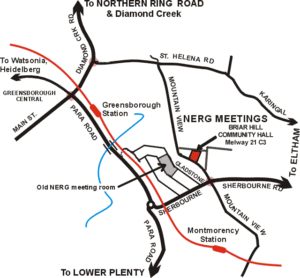 map of the meeting hall location